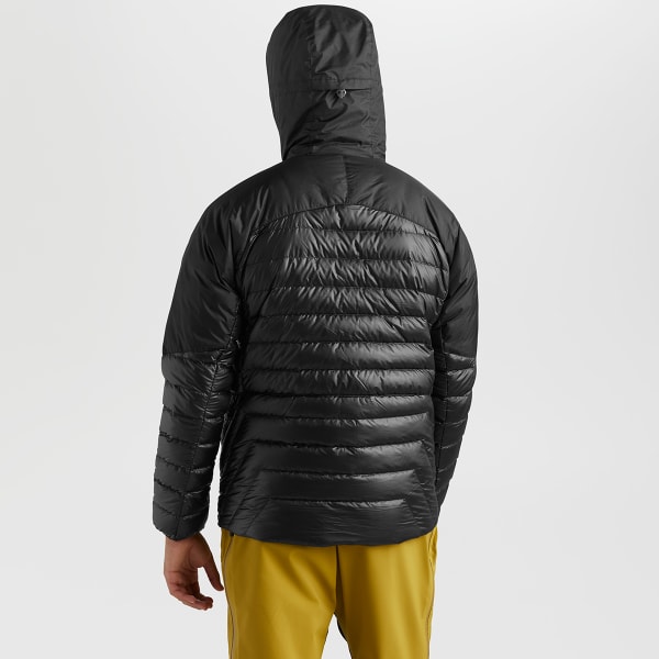 OUTDOOR RESEARCH Men's Helium Down Hooded Jacket