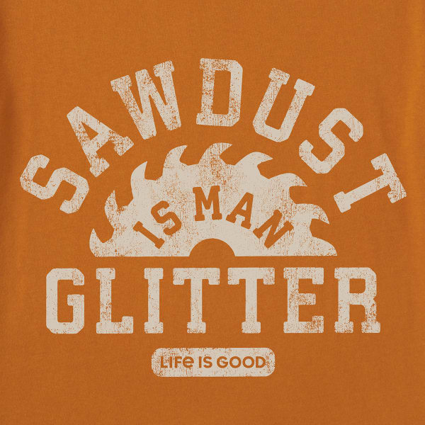 LIFE IS GOOD Men's Sawdust Is Glitter Crusher-LITE Long Sleeve Tee