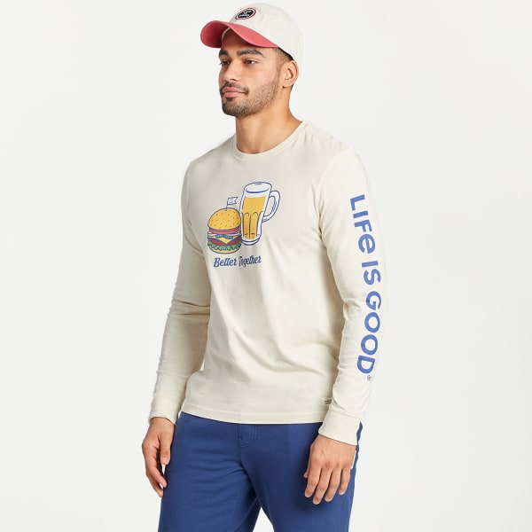 LIFE IS GOOD Men's Better Together Crusher Lite Long Sleeve Tee