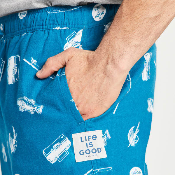 LIFE IS GOOD Men's Fishing Icon Classic Sleep Pants