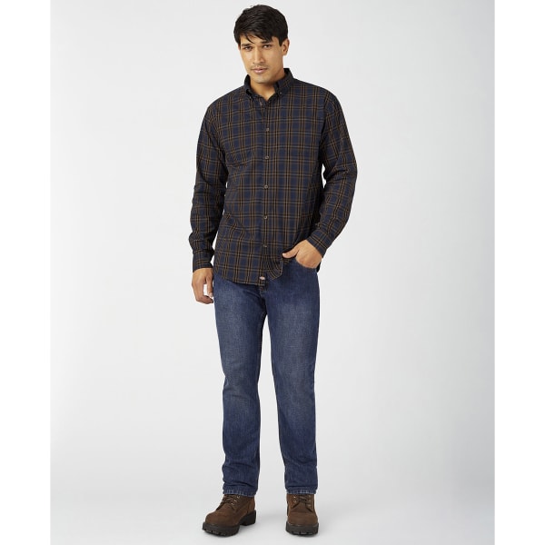 DICKIES Men's FLEX Relaxed Fit Long Sleeve Shirt