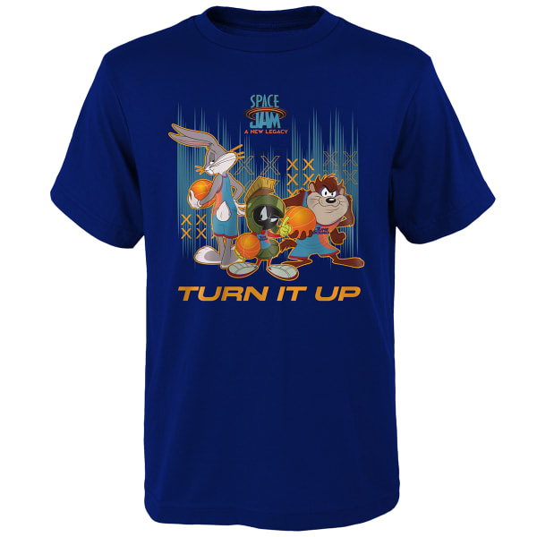 SPACE JAM Kids' Turn in up Tunes Short Sleeve Graphic Tee