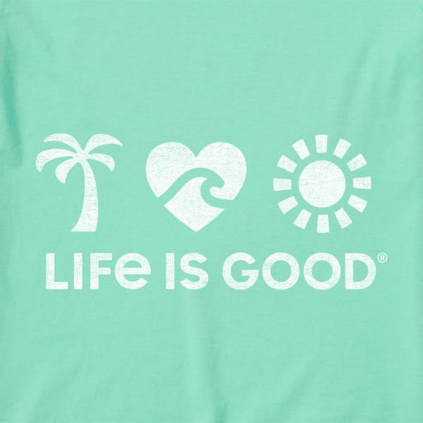 LIFE IS GOOD Women's Beach Element Crusher V-Neck Tee