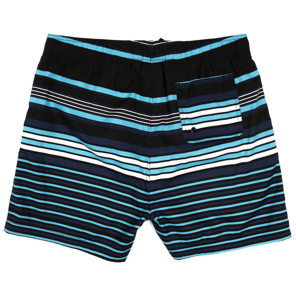 BURNSIDE Men's Race Stripe 17" Volley Swim Short