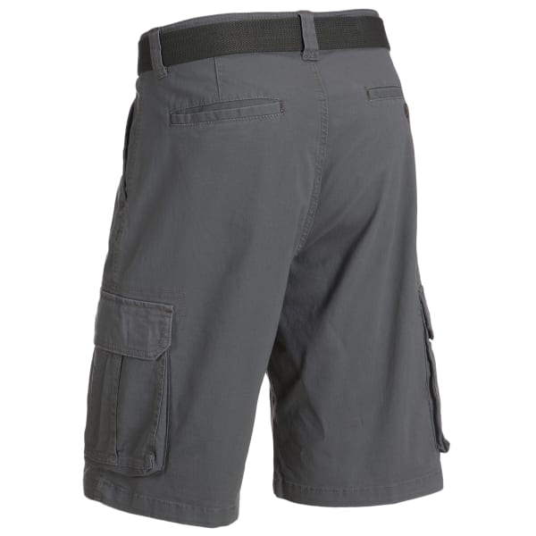 CARGO SUPPLIES Men's Belted Cargo Shorts