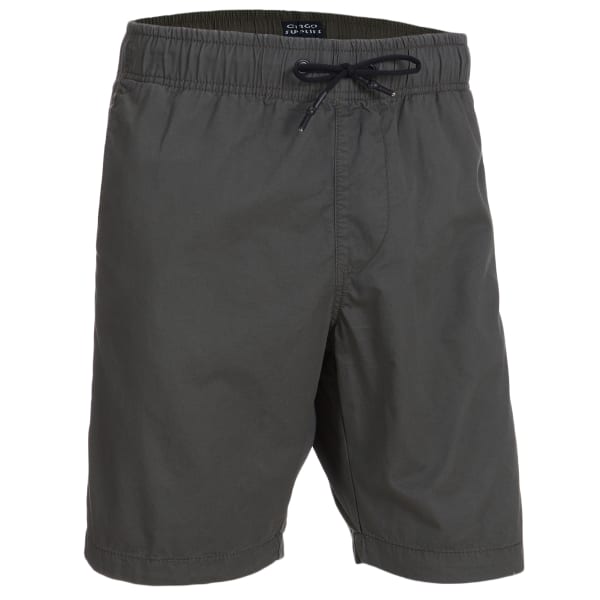 CARGO SUPPLIES Men's Flat Front Drawstring Shorts