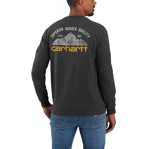 CARHARTT Men's Relaxed Fit Heavyweight Long-Sleeve Pocket Tee