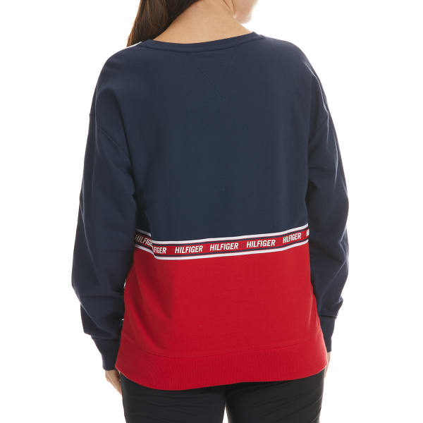 TOMMY HILFIGER SPORT Women's Long Sleeve Crewneck Sweatshirt