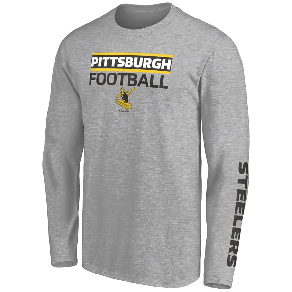 PITTSBURGH STEELERS Men's Fanatics Squad Throwback Long Sleeve Tee