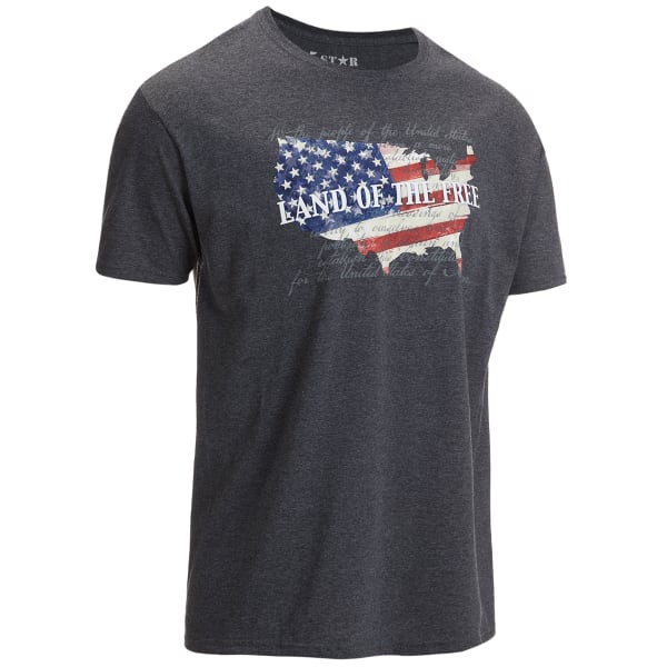 5 STAR Guys' Land of the Free Short Sleeve Graphic Tee