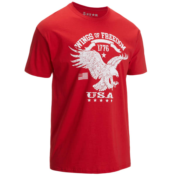 5 STAR Guys' Wings of Freedom Short Sleeve Graphic Tee