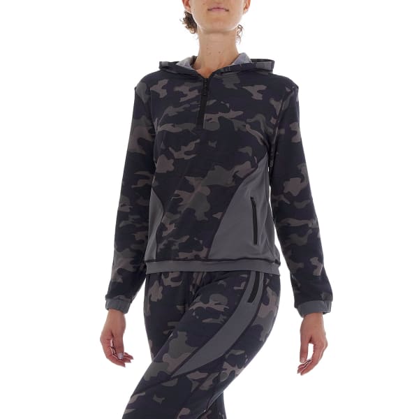 BSP Women's Hunter Camo Quarter-Zip Fleece  Hoodie