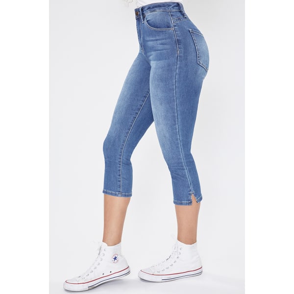 YMI Juniors' Secrets High-Rise Crop Capris