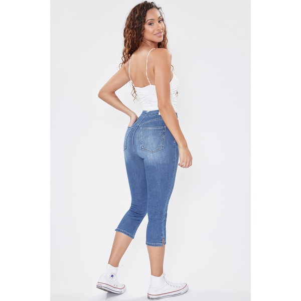 YMI Juniors' Secrets High-Rise Crop Capris