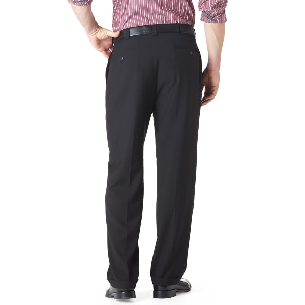 HAGGAR Men's E-CLO Stria Dress Pant