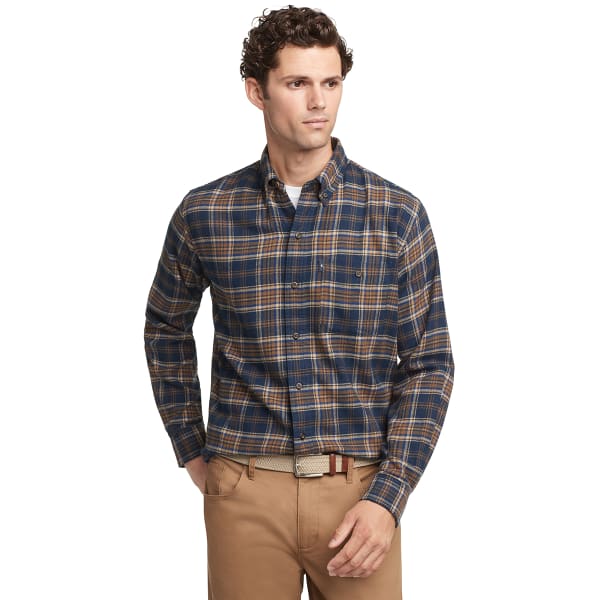 G.H. BASS Men's Fireside Button-Down Flannel Shirt