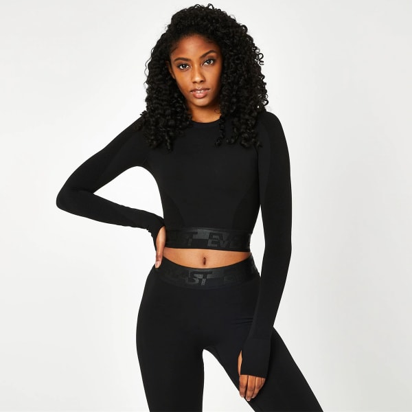 EVERLAST Women's Seamless Long Sleeved Crop Top