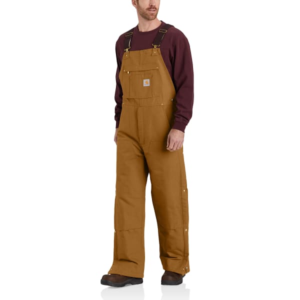 CARHARTT Men's Loose Fit Firm Duck Insulated Bib Overall