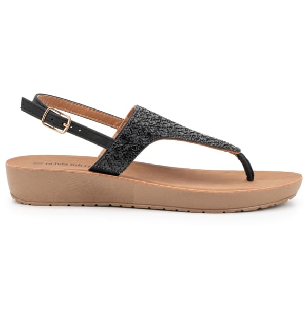 OLIVIA MILLER Women's Beaded Sandal