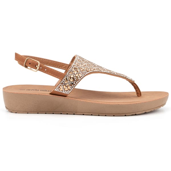 OLIVIA MILLER Women's Beaded Sandal