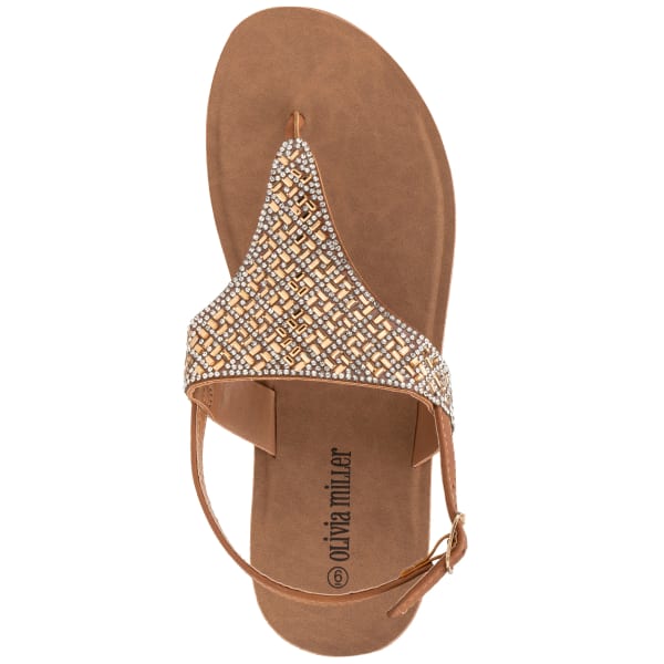 OLIVIA MILLER Women's Beaded Sandal