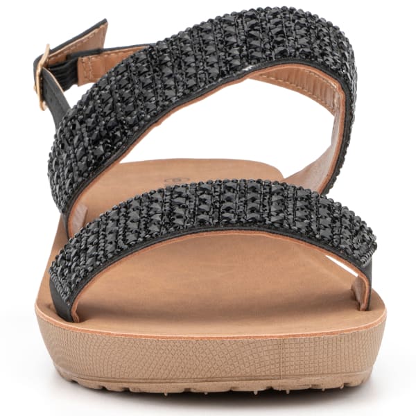 OLIVIA MILLER Women's Two Strap Sandals