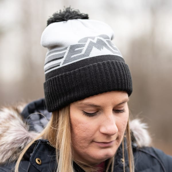 EMS Black & White Beanie