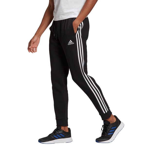 ADIDAS Men's Essentials 3-Stripe Tapered Cuff Pants