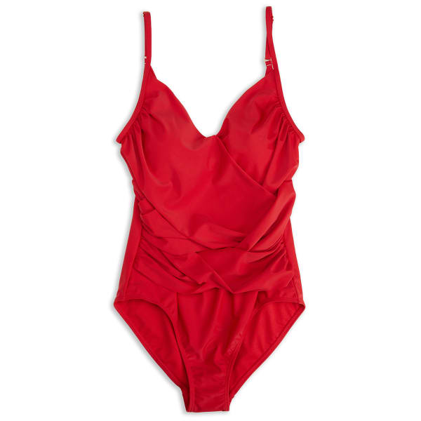 NICOLE MILLER Women's Crisscross One-Piece Swimsuit