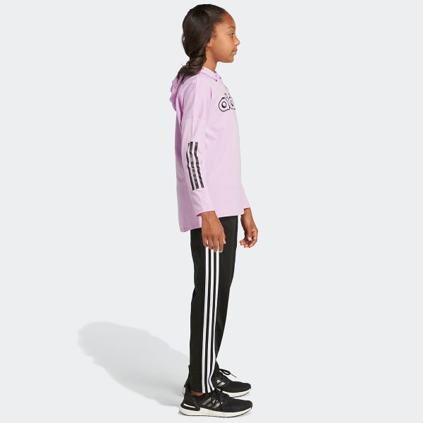 ADIDAS Girls' Long Sleeve Hooded Tee