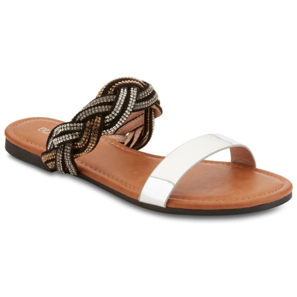 OLIVIA MILLER Women's Braided Slide Sandal