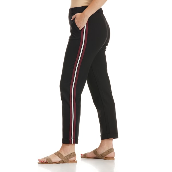 YOUNIQUE Women's Side Stripe Ponte Bottom Pants