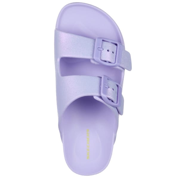 SKECHERS Girls' Foamies: Cali Blast - Sunshine Shimmer Sandal