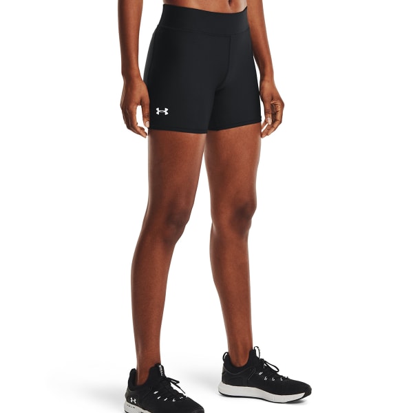 UNDER ARMOUR Women's HeatGear Armour Mid-Rise Shorts