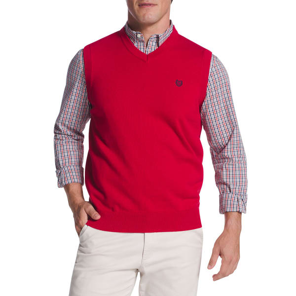 CHAPS Men's Sleeveless Sweater Vest