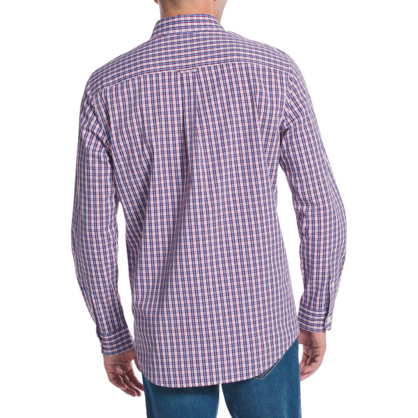 CHAPS Men's Long Sleeve Stretch Easy Care Button Down Shirt