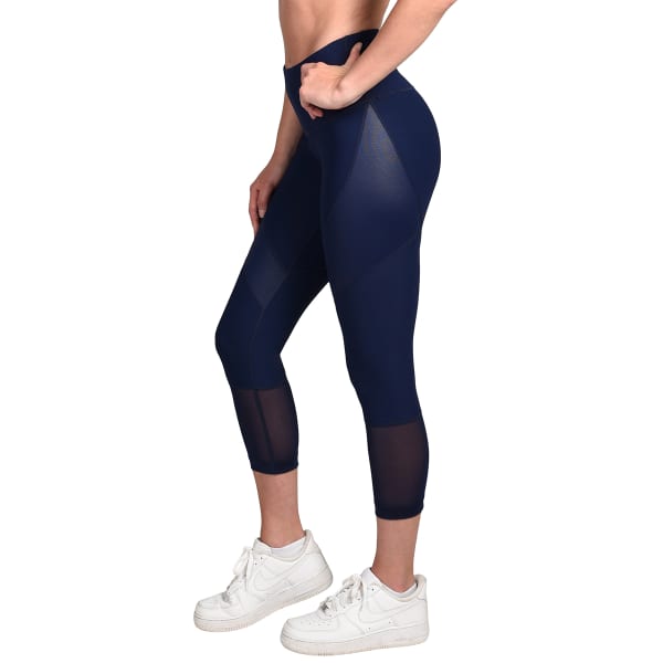 90 DEGREE BY REFLEX Women's Active Side Laser Capri Leggings - Bob's Stores