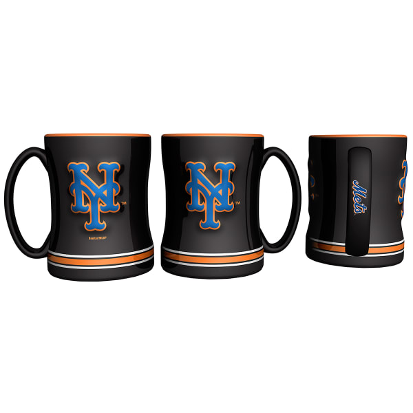 NEW YORK METS 14oz Ceramic Relief Mug