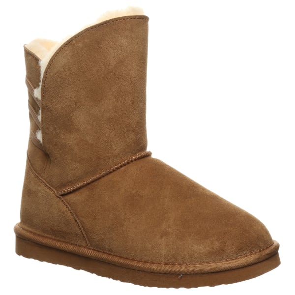 PAWZ By BEARPAW Women's Everleigh Faux Fur Lined Suede Boot