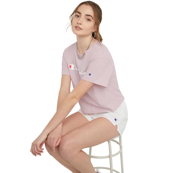 CHAMPION Juniors' Cropped Graphic Tee