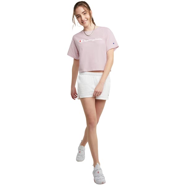 CHAMPION Juniors' Cropped Graphic Tee