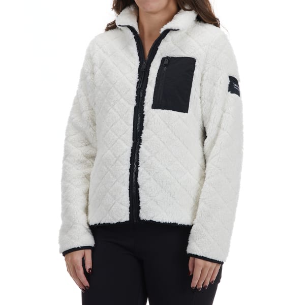 CALVIN KLEIN Women's Quilted Zip Front Jacket