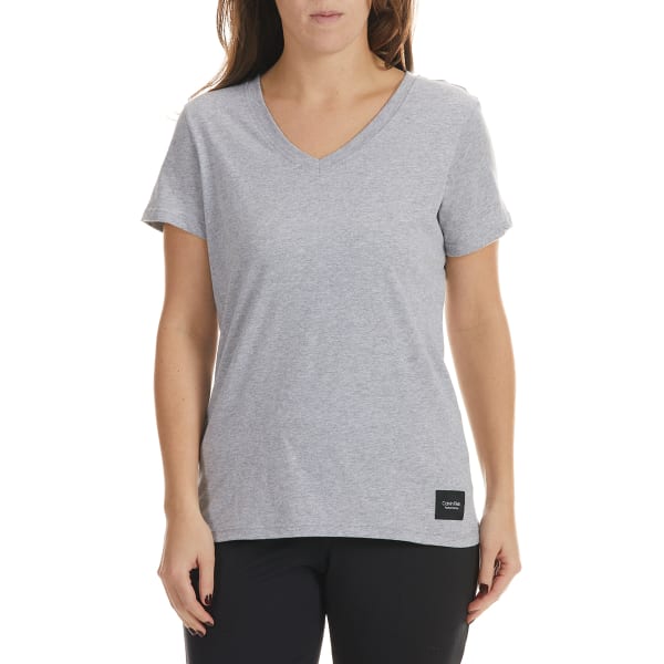 CALVIN KLEIN PERFORMANCE Women's V-Neck Short Sleeve Tee