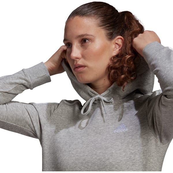 ADIDAS Women's Essentials 3-Stripes Cropped Hoodie