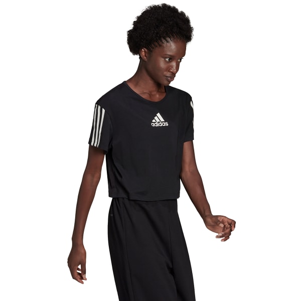 ADIDAS Women's Aeroready Crop Sport Short-Sleeve Tee