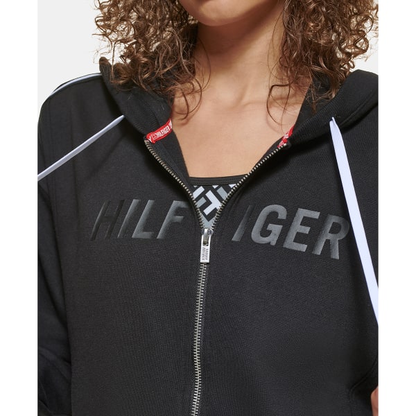 TOMMY HILFIGER Women's Ghost Graphic Full-Zip Hoodie