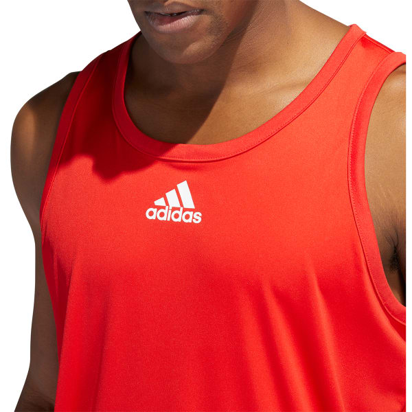 adidas D2M 3 Stripes Tank Orange