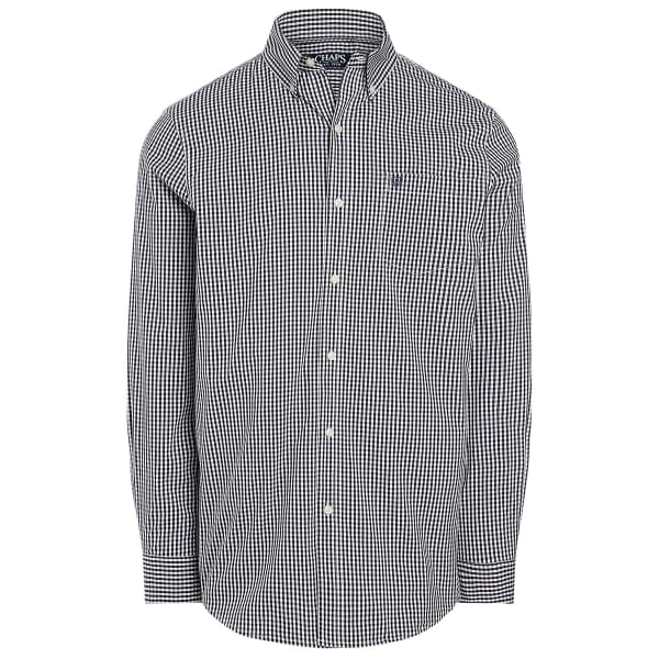 CHAPS Men's Stretch Easy Care Poplin Button-Down Shirt