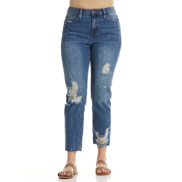 YMI Juniors' Dream Fit Mom Jeans