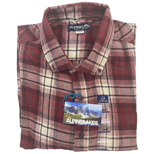 ALPINE LAKES Men's Long Sleeve Flannel Shirt